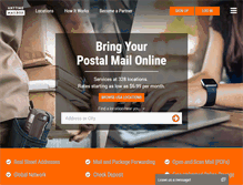 Tablet Screenshot of anytimemailbox.com
